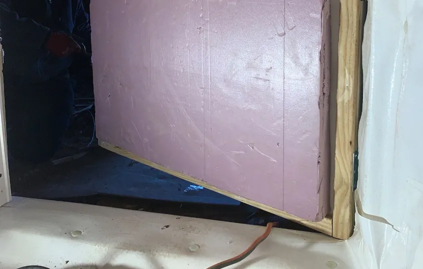 crawl space door