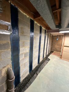 Carbon Fiber Wall Reinforcement & Basement Waterproofing in Springfield - Harding (8)